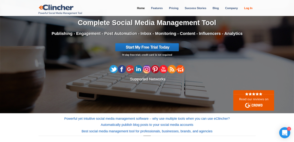 eclincher social media tools